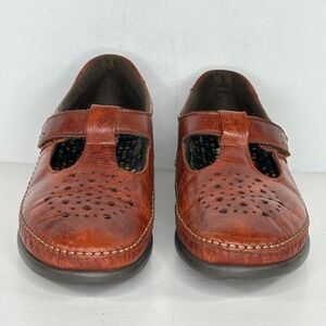 Sas Willow Mary Jane Shoes Leather Slip On Comfort Sz 7 1/2